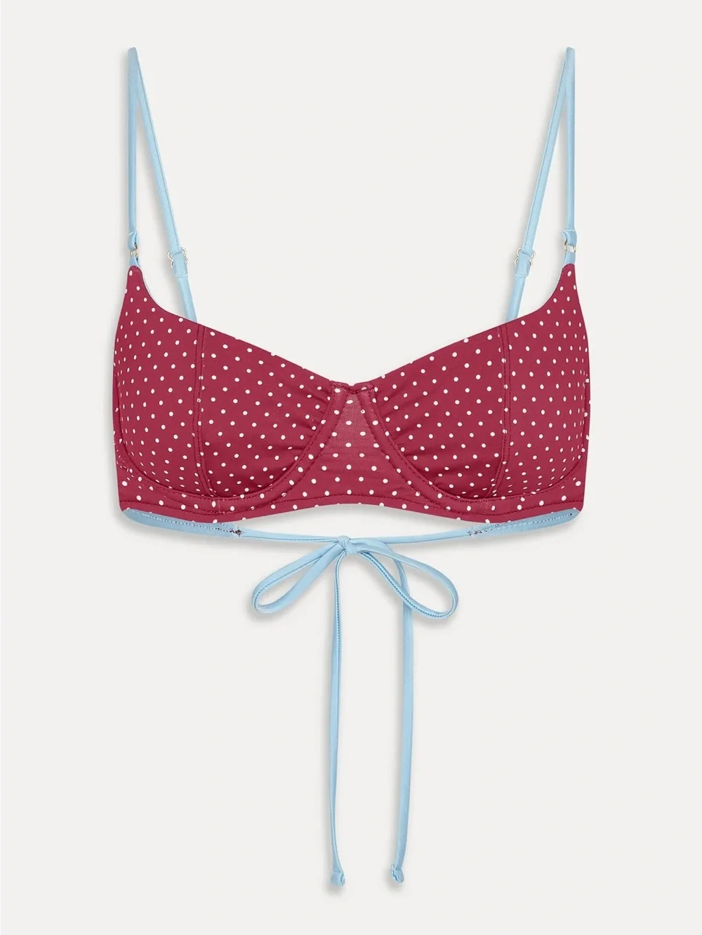 Frankie’s Bikini Cola Polka Dot Bikini Top